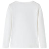 VidaXL Kindershirt met lange mouwen 116 ecrukleurig