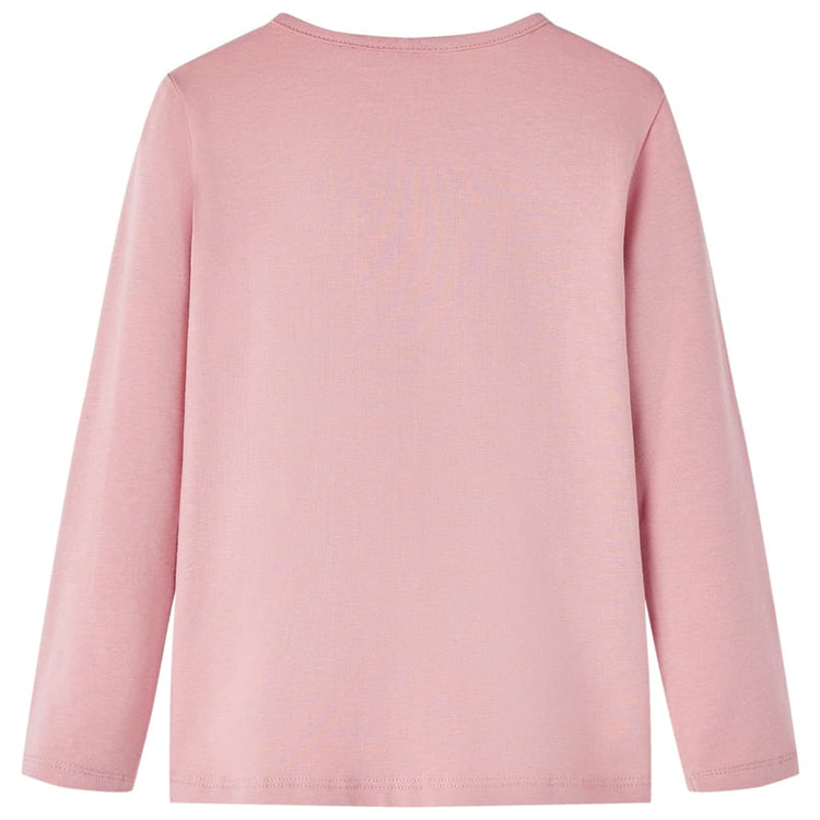 Vidaxl kindershirt met lange mouwen 104 lichtroze