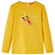 Vidaxl kindershirt met lange mouwen 104 donker okerkleurig