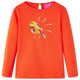 Vidaxl kindershirt met lange mouwen 92 donkeroranje