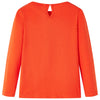 Vidaxl kindershirt met lange mouwen 116 donkeroranje
