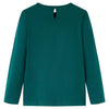 Vidaxl kindershirt met lange mouwen 116 donkergroen