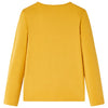 Vidaxl kindershirt met lange mouwen 104 donkerokerkleurig