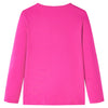 VidaXL Kindershirt met lange mouwen 92 donkerroze