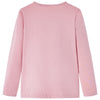 VidaXL Kindershirt met lange mouwen 128 lichtroze