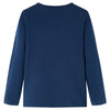 VidaXL Kindershirt met lange mouwen 140 marineblauw