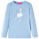 Vidaxl kindershirt met lange mouwen 140 lichtblauw