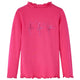 Vidaxl kindershirt met lange mouwen 104 felroze