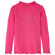 Vidaxl kindershirt met lange mouwen 128 felroze