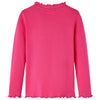 Vidaxl kindershirt met lange mouwen 128 felroze