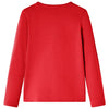 Vidaxl kindershirt met lange mouwen 104 rood