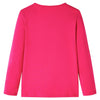 VidaXL Kindershirt met lange mouwen 140 felroze