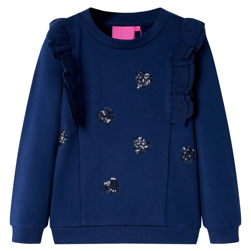 Vidaxl kindertrui 128 marineblauw