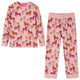 Vidaxl kinderpyjama met lange mouwen 104 lichtroze