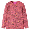 Vidaxl kinderpyjama met lange mouwen 116 oudroze