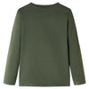 VidaXL Kindershirt met lange mouwen 104 kakikleurig
