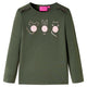 Vidaxl kindershirt met lange mouwen 128 kakikleurig