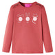 Vidaxl kindershirt met lange mouwen 116 rozebruin
