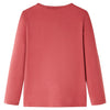 Vidaxl kindershirt met lange mouwen 116 rozebruin