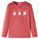 Vidaxl kindershirt met lange mouwen 128 rozebruin