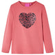 Vidaxl kindershirt met lange mouwen 92 oudroze