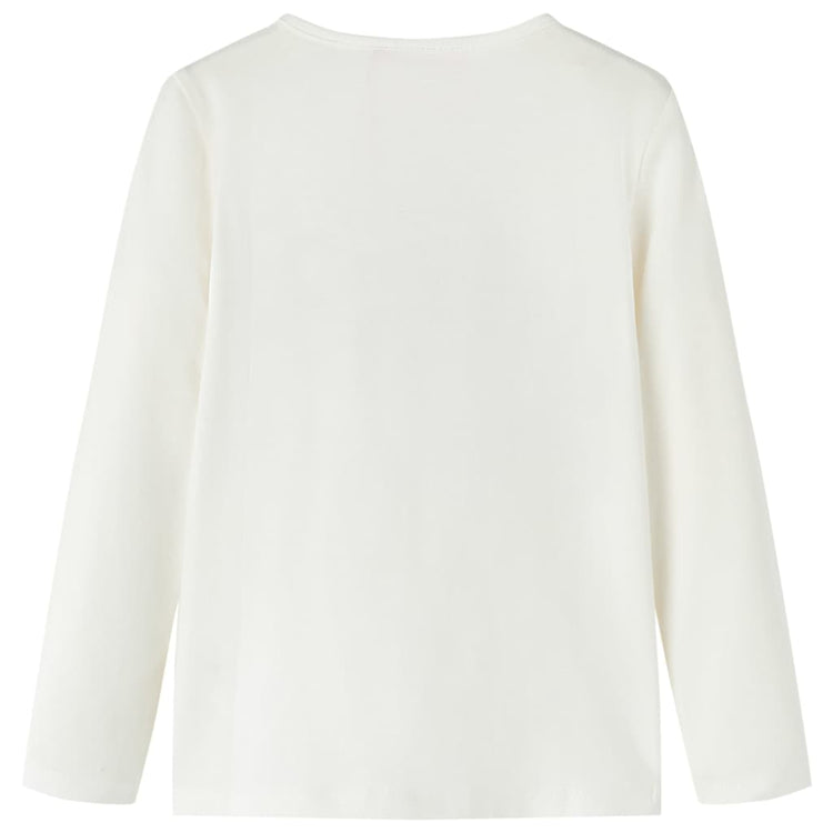 Vidaxl kindershirt met lange mouwen 92 ecru