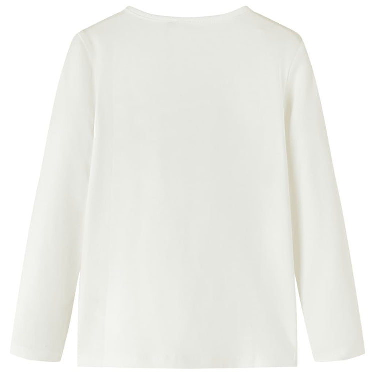 Vidaxl kindershirt met lange mouwen 116 ecru