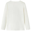 VidaXL Kindershirt met lange mouwen 140 ecru