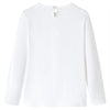 Vidaxl kindershirt met lange mouwen 128 ecru
