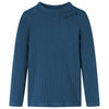 Vidaxl kindershirt met lange mouwen geribd 116 marineblauw