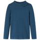 Vidaxl kindershirt met lange mouwen geribd 128 marineblauw