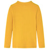 Vidaxl kindershirt met lange mouwen geribd 92 donker okerkleurig