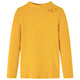 Vidaxl kindershirt met lange mouwen geribd 128 donker okerkleurig
