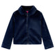 Vidaxl kinderjas 116 kunstvacht marineblauw
