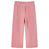 VidaXL Kinderbroek 92 ribfluweel Lichtroze - afbeelding 1