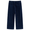 Vidaxl kinderbroek 116 ribfluweel marineblauw