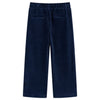 VidaXL Kinderbroek 140 ribfluweel marineblauw