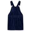 Vidaxl kindertuinjurk 92 ribfluweel marineblauw