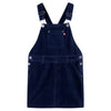 Vidaxl kindertuinjurk 104 ribfluweel marineblauw