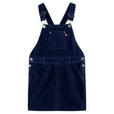 VidaXL Kindertuinjurk 140 ribfluweel marineblauw - afbeelding 1
