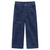 VidaXL Kinderbroek 104 ribfluweel marineblauw