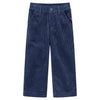 Vidaxl kinderbroek 104 ribfluweel marineblauw