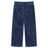 VidaXL Kinderbroek 128 ribfluweel marineblauw