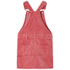 VidaXL Kindertuinjurk 104 ribfluweel roze