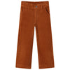 Vidaxl kinderbroek 92 ribfluweel cognackleurig