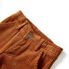 Vidaxl kinderbroek 92 ribfluweel cognackleurig