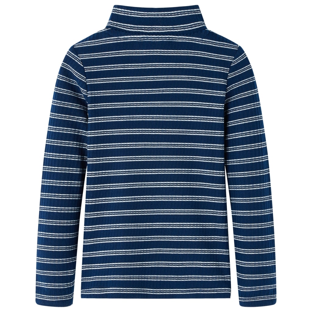 VidaXL Kindershirt met lange mouwen 116 marineblauw