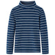 Vidaxl kindershirt met lange mouwen 128 marineblauw