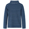 VidaXL Kindershirt met lange mouwen 128 marineblauw