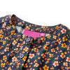 Vidaxl kinderjurk met lange mouwen 116 marineblauw